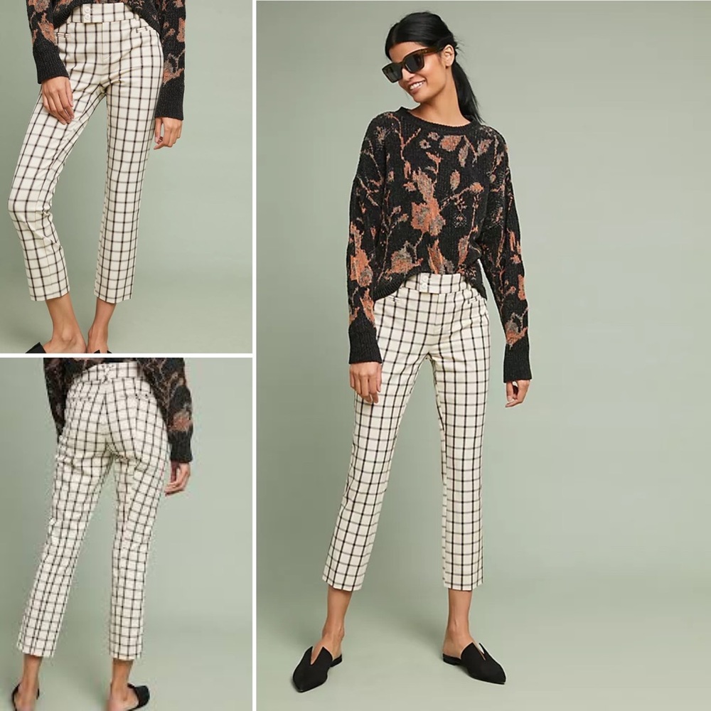 🎉🥳 HoSt PiCk 🥳🎉 Anthropologie The Essential Slim Trouser Size 2